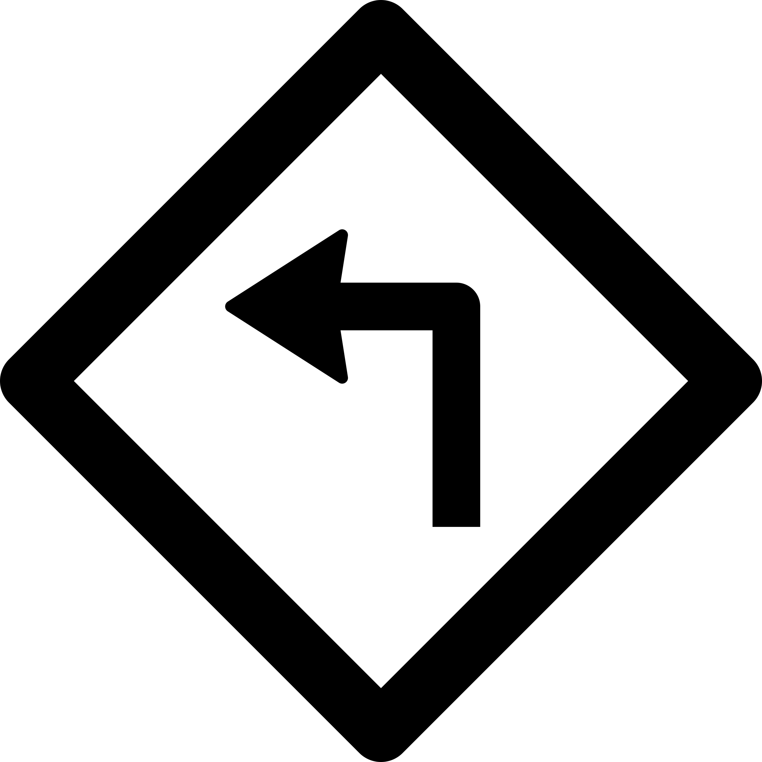 Left Turn Outline Icon Svg Set Free Vectors